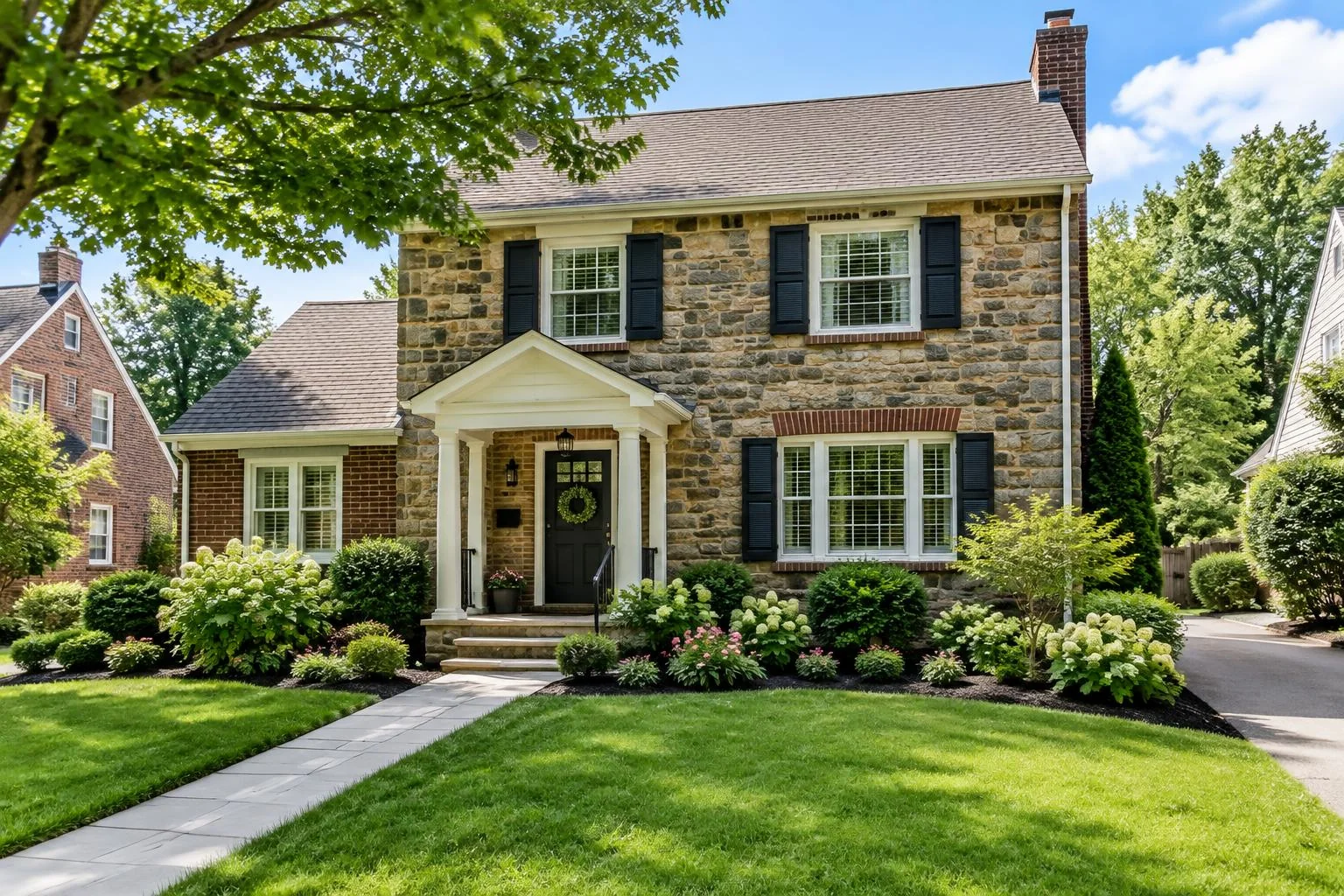 Listing-ready Delaware County suburban home with polished curb appeal and landscaping